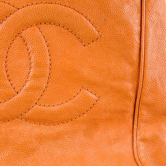 Tangerine Orange Chanel Shoulder Bag - Picture 5 of 9